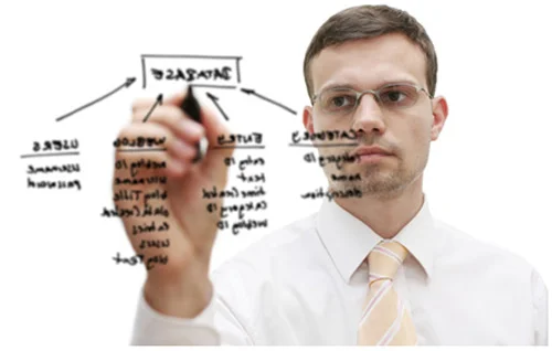 Software developer at work